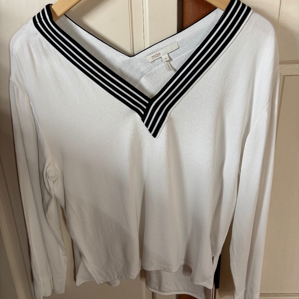 Maje Sailor nautical blouse size L